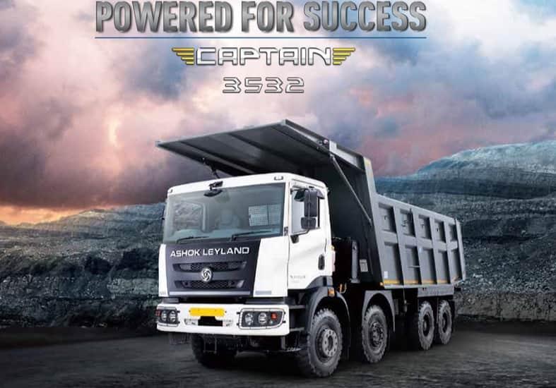 Compare Ashok Leyland Captain 3532 with similar tippers